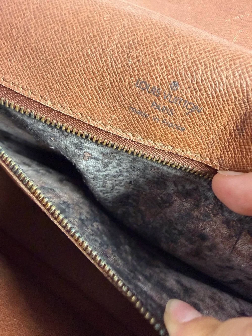 Vintage Louis Vuitton Monceau 28 Monogram Canvas Handbag